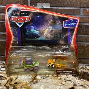 RARE Mattel Disney Pixar Cars Supercharged Movie Moments Buzz & Woody Die Cast